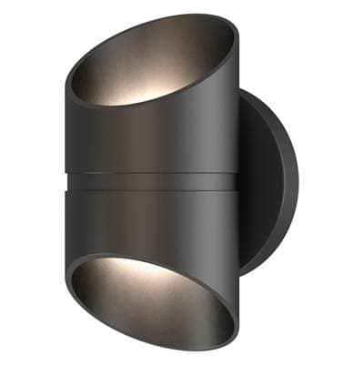 Access Lighting Bi-directional Outdoor LED Wall Mount - Black