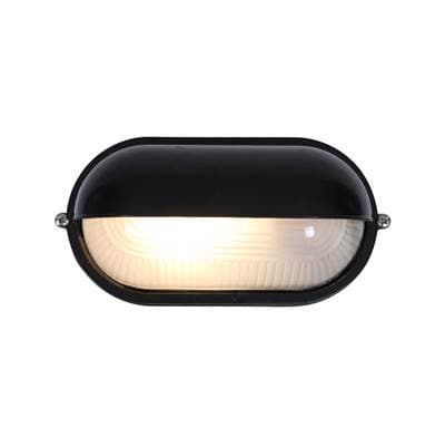 Access Lighting 1 Light Outdoor LED Bulkhead - Black by Access Lighting