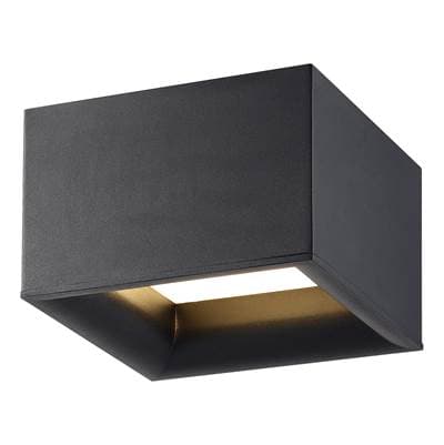 Access Lighting Dual Voltage LED Flush Mount - Black