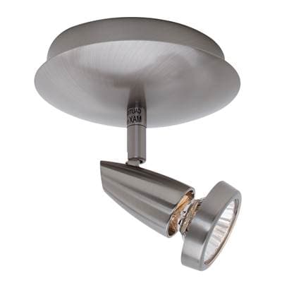 Access Lighting 1 Light Adjustable LED Flush Mount - Brushed Steel by Access Lighting