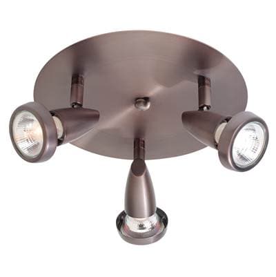 Access Lighting 3 Light Adjustable Flush Mount - Bronze by Access Lighting