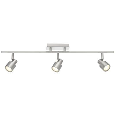 Access Lighting 3 Light Adjustable LED Track - Brushed Steel by Access Lighting