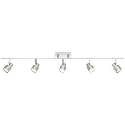 Access Lighting 5 Light Adjustable LED Track - Brushed Steel by Access Lighting