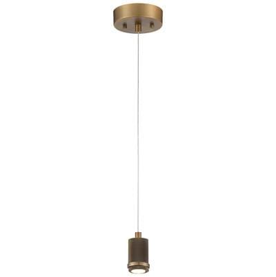 Access Lighting Port Nine Stark LED Pendant - Antiqued Brushed Brass