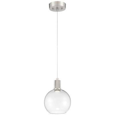 Access Lighting Burgundy LED Pendant - Brushed Steel by Access Lighting