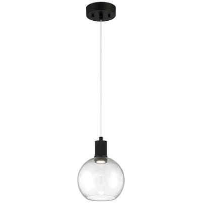 Access Lighting Burgundy LED Pendant - Matte Black