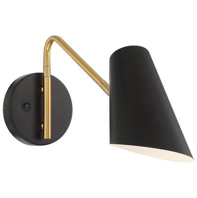 Access Lighting Eames LED Reading Light - Black Antique Brushed Brass