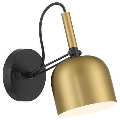 Access Lighting Ponti LED Reading Light - Antique Brushed Brass Black