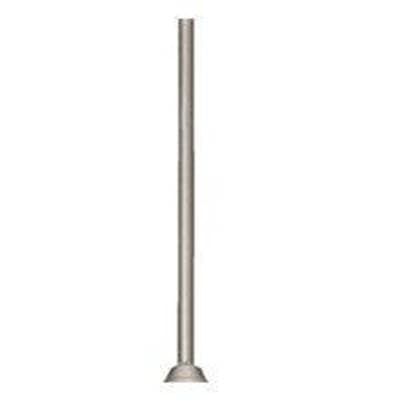 Access Lighting 16 Inch Rod with Nipple - Brushed Steel by Access Lighting