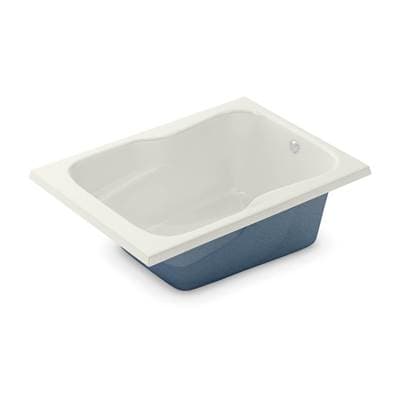 Aker Sb-3260 Acrylx Drop-in End Drain Bath - Biscuit by Aker