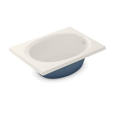 Aker Ov-4260 Acrylx Drop-in End Drain Bath - Biscuit by Aker