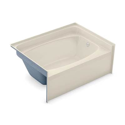 Aker Gt-4260 AFR Acrylx Alcove Center Drain Bath in - Bone