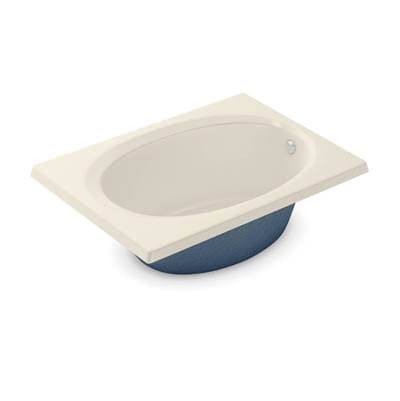 Aker Ov-4272 Acrylx Drop-in End Drain Bath - Bone by Aker