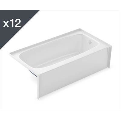 Aker Bath | 2954 | Acrylx - White by Aker