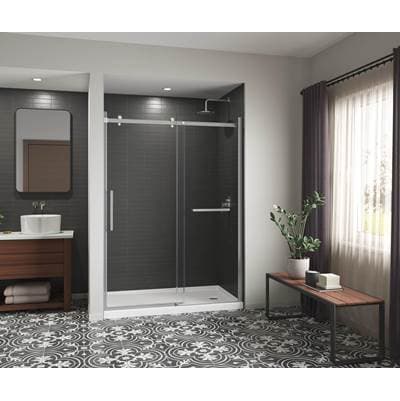 Aker Icon Base 6036 Acrylx Alcove Right-hand Drain Shower Base - White