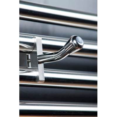 Amba Products Sirio Bathrobe Hanger - Brushed