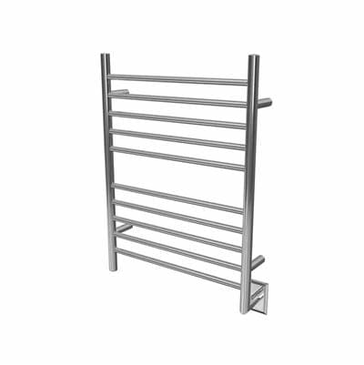 Amba Products Radiant Hardwired + Plug-in Combo Straight 10 Bar Towel Warmer - Polished Gold by Amba Products