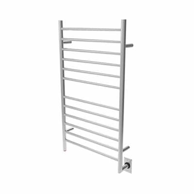 Amba Products Radiant Large Hardwired + Plug-in Combo Straight 12 Bar Towel Warmer - Matte Black by Amba Products