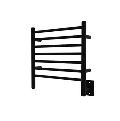 Amba Products Radiant Small Hardwired + Plug-in Combo 7 Bar Towel Warmer - Matte Black by Amba Products