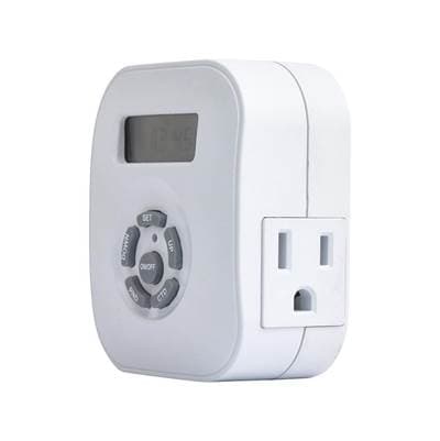 Amba Products Amba 24 Hr / 7 Day Timer - Plug-in - White