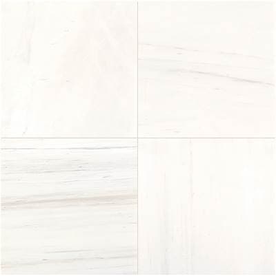 American Olean Marble 12X12 Stone Tile - Contempo White by American Olean