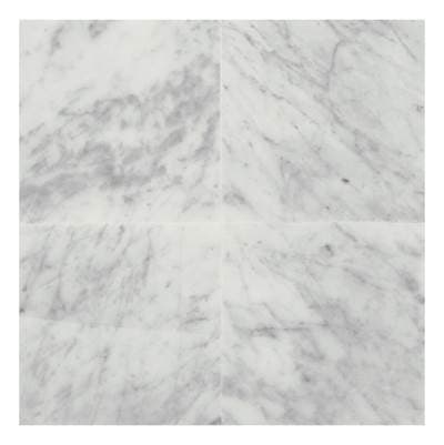 American Olean Marble 18X18 Stone Tile - Carrara White by American Olean