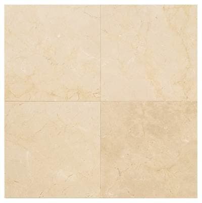 American Olean Marble 18X18 Stone Tile - Crema Marfil El