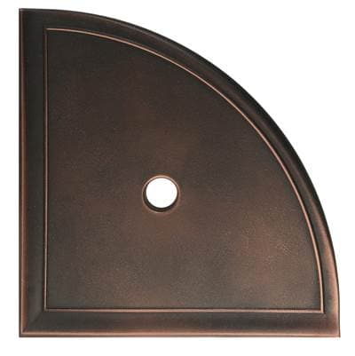 American Olean Bathroom Accessories 9 1/8X9 1/8 Wall Bathroom Accessories - Oil Rubbed Brnz