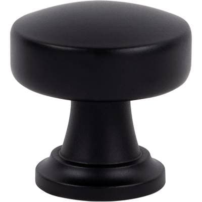 Atlas Browning Round Knob 1 1/4 Inch - Matte Black by Atlas