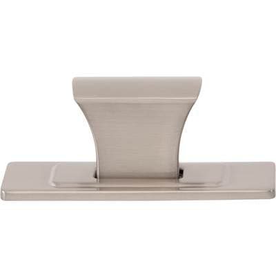 Atlas Zander Knob and Backplate 1 1/4 Inch - Brushed Nickel by Atlas