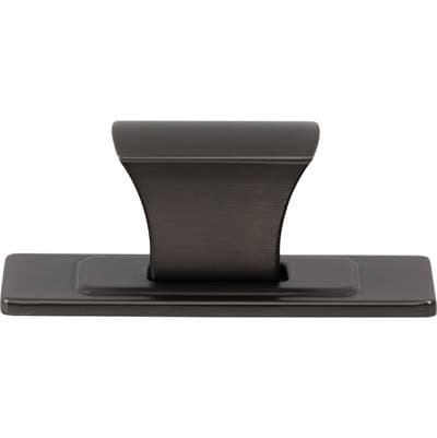 Atlas Zander Knob and Backplate 1 1/4 Inch - Slate