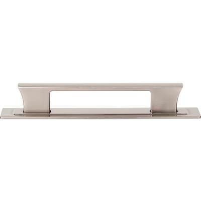 Atlas Zander Pull and Backplate 5 1/16 Inch (c-c) - Brushed Nickel by Atlas