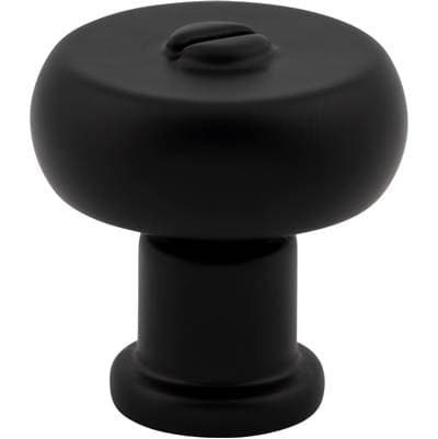 Atlas Everitt Knob 1 3/16 Inch - Matte Black by Atlas