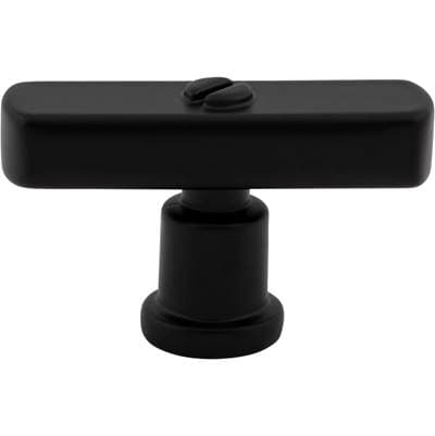Atlas Everitt T-knob 2 Inch - Matte Black by Atlas