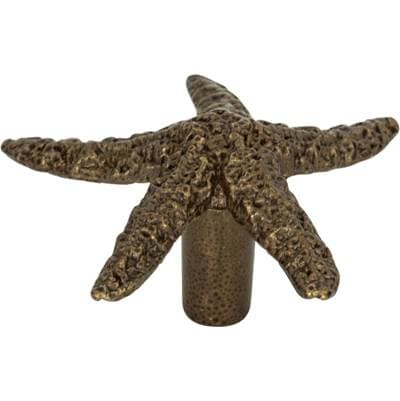 Atlas Starfish 2 Inch Length Novelty Knob - Burnished Bronze