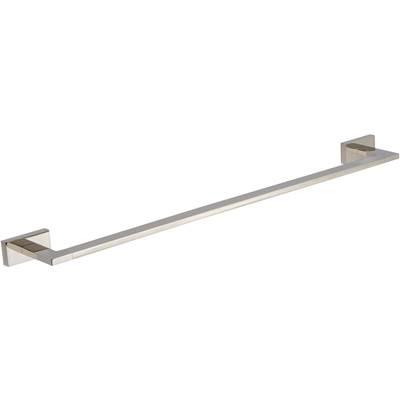 Axel Single 23 3/4 Inch Wall Mounted  Towel Bar - Polished Nickel by Atlas