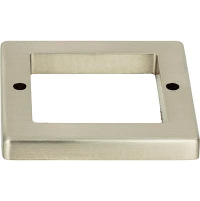 Atlas Tableau Square Base 1 13/16 Inch - Brushed Nickel by Atlas