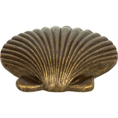 Atlas Clamshell 2 Inch Length Novelty Knob - Burnished Bronze by Atlas