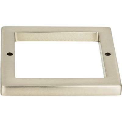 Atlas Tableau Square Base 2 1/2 Inch - Brushed Nickel by Atlas