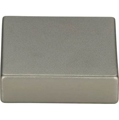 Atlas Thin Square Knob 1 1/4 Inch - Slate