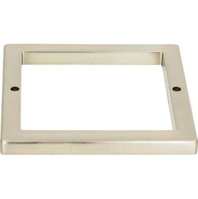Atlas Tableau Square Base 3 Inch - Brushed Nickel by Atlas