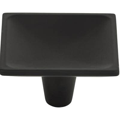 Atlas Dap Square Knob 2 Inch - Matte Black
