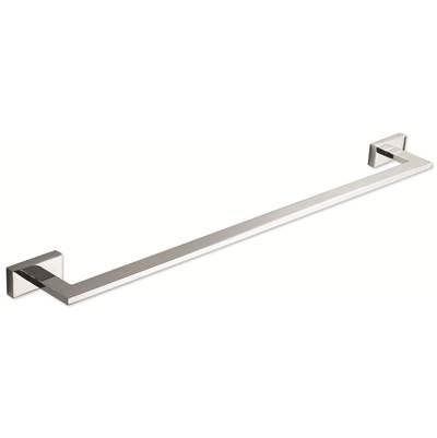 Axel Single 23 3/4 Inch Wall Mounted  Towel Bar - Polished Chrome