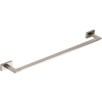 Axel Single 23 3/4 Inch Wall Mounted  Towel Bar - Brushed Nickel by Atlas
