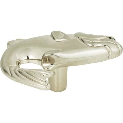 Atlas Fish 2 1/4 Inch Length Novelty Knob - Brushed Nickel