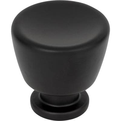 Atlas Conga Knob 1 1/8 Inch - Matte Black by Atlas