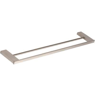 Atlas Parker Bath Towel Bar 24 Inch Double - Brushed Nickel by Atlas