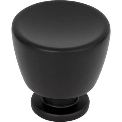 Atlas Conga Knob 1 1/4 Inch - Matte Black by Atlas