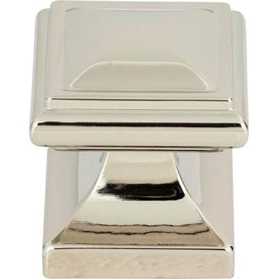 Atlas Wadsworth Knob 1 1/4 Inch - Polished Nickel