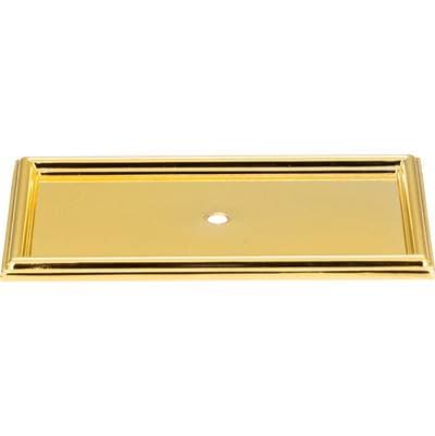Atlas Campaign Rope Backplate 3 11/16 Inch - Polished Brass by Atlas